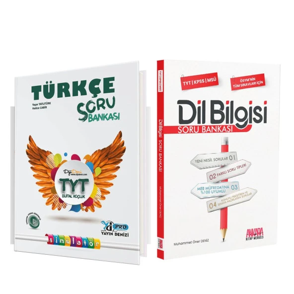 Yayın Denizi TYT Türkçe Pro ve AKM Dil Bilgisi Soru Bankası Seti 2 Kitap