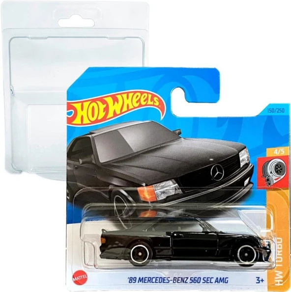 Hot Wheels 89 Mercedes-Benz 560 SEC AMG 4/5 150/250 Model Araba