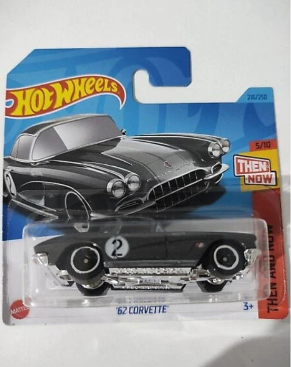 Hot Wheels 62 Corvette 5/10 216/250 Model Araba