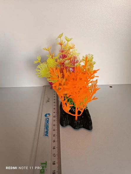 Netx Akvaryum Plastik Bitki 11cm M-486 - 2