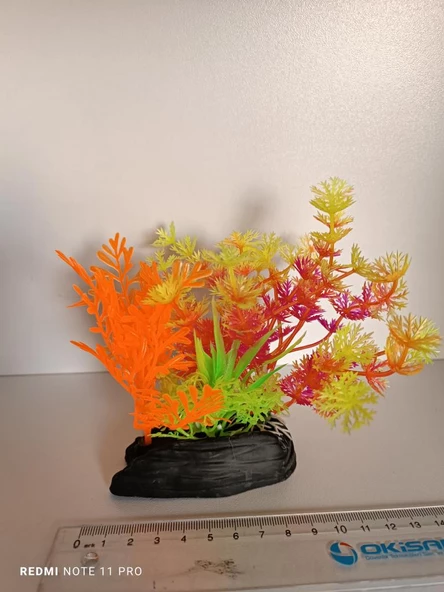 Netx Akvaryum Plastik Bitki 11cm M-486 - 3