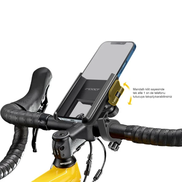 Impact Telefon Tutacağı - KLEMMP, QR Mandallı - Resim 2