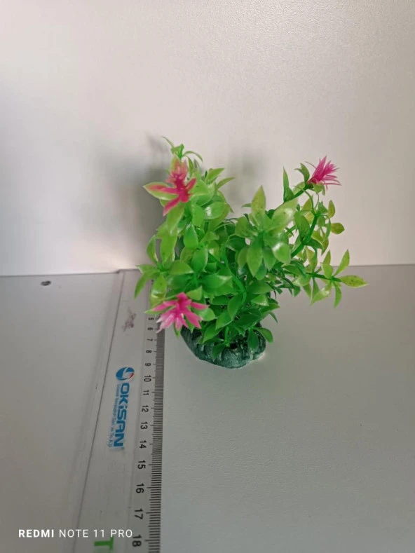 Netx Akvaryum Plastik Bitki 11cm M-432 - Resim 3