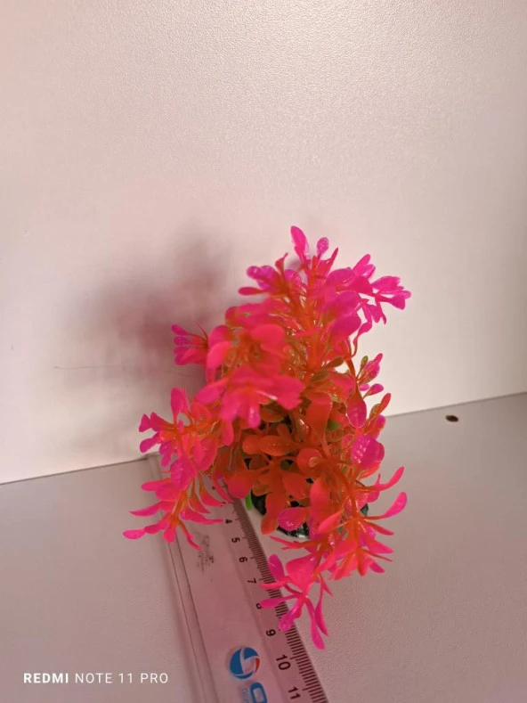 Netx Akvaryum Plastik Bitki 11x10x9 cm M-403 - Resim 2