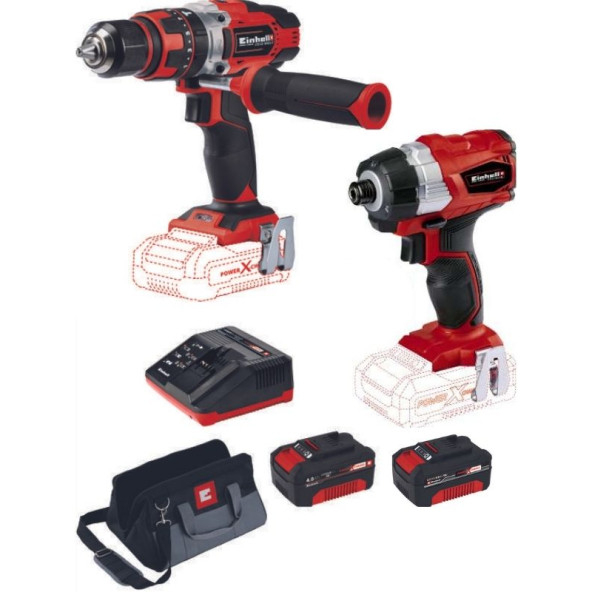 Einhell te-ci 18 li bl Vidalama Te-cd 18/48 li-i 2x4.0ah Matkap Darbeli Set