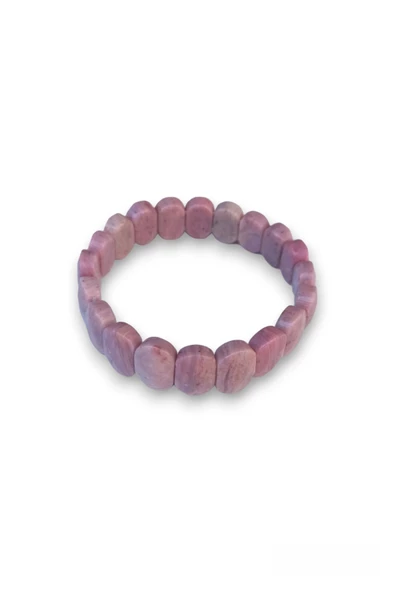 Faset Kesimli Rodonit Bileklik 626-3