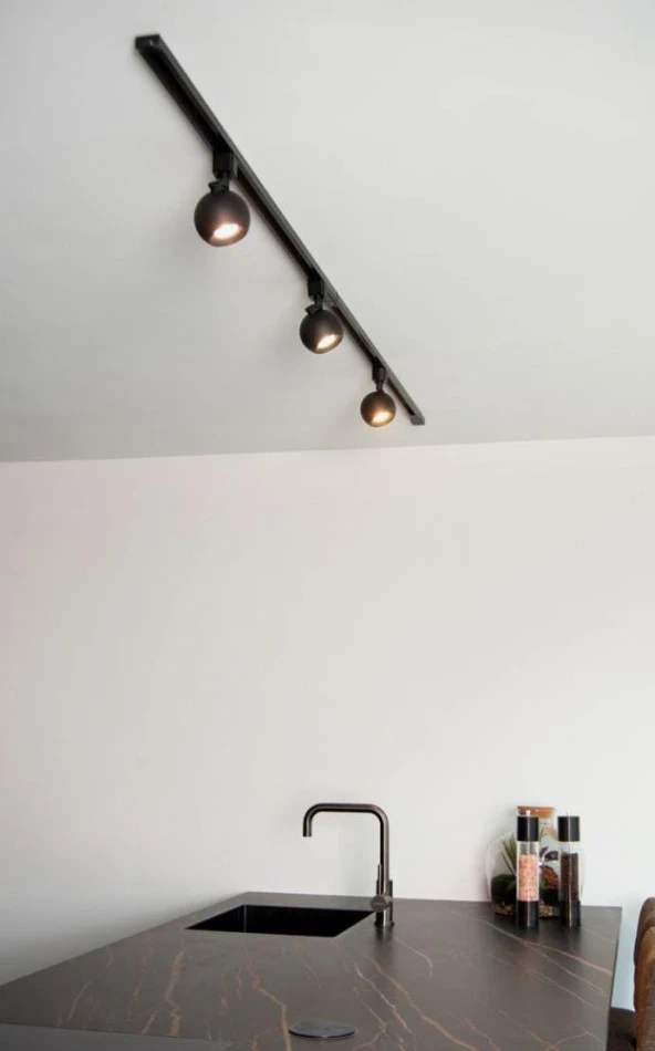 mylights  siyah led spot ray spot 1 mt ray  panasonıc gün ışığı ampulü