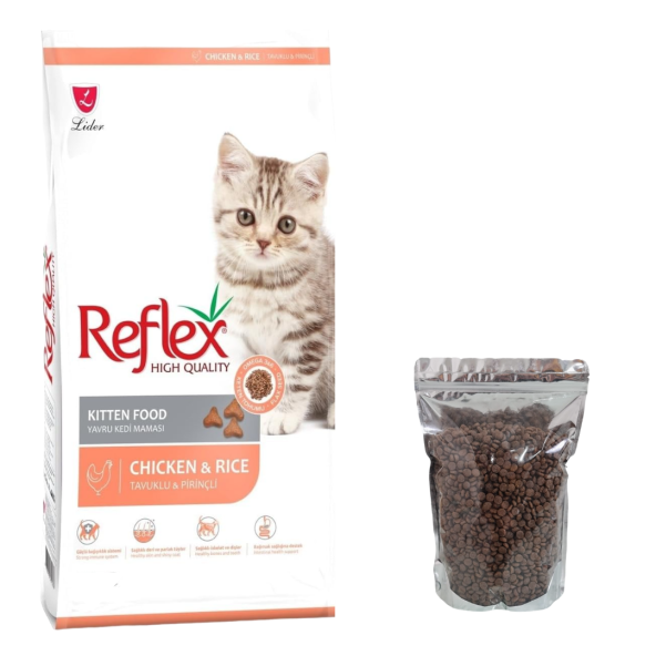 Reflex Kitten Tavuk Etli 1 kg Yavru Kedi Maması - Açık Paket