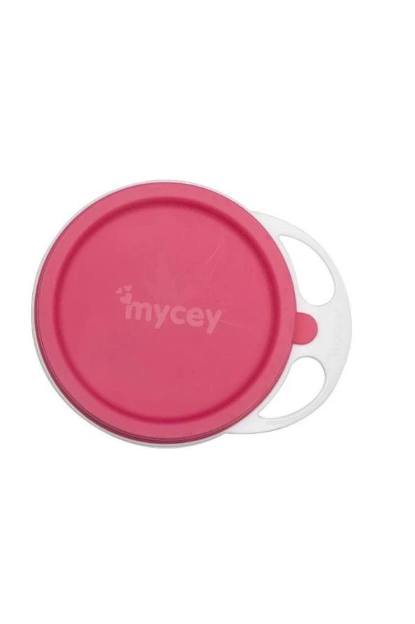 MYCEY Kapaklı Mama Tabağı Pembe - 3