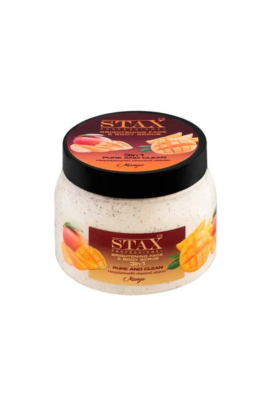 TRISTAX Mango BRIGHTENING FACE & BODY SCRUB 3in1 Peeling 500ml