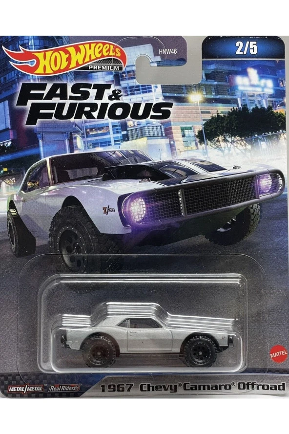 Hot Wheels Premium Fast & Furious 1967 Chevy Camaro Offroad HNW46 HNW47