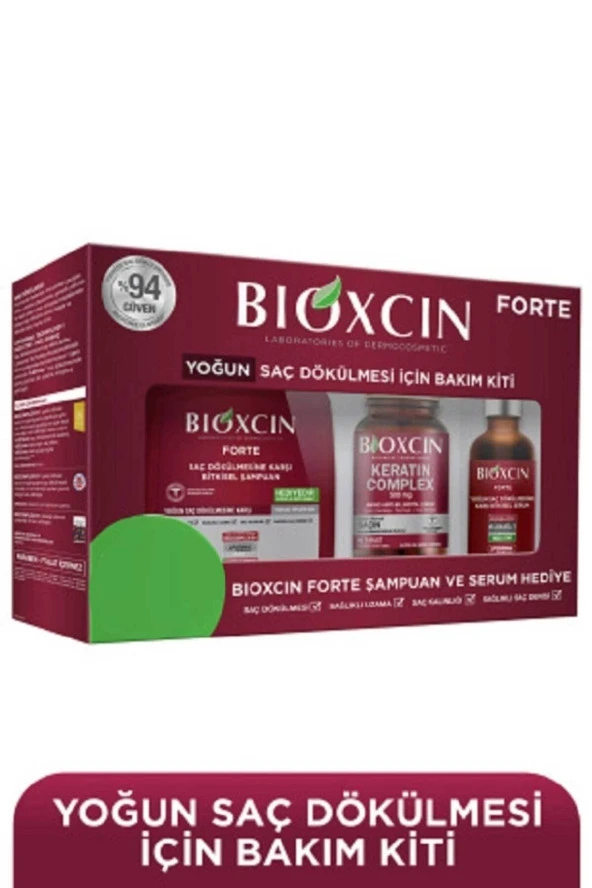 Bioxcin Forte Saç Bakım Kiti Yoğun Saç Dökülmesi