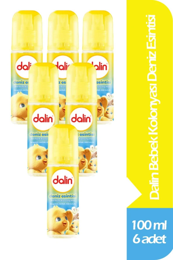 Dalin Bebek Kolonyası Deniz Esintisi 100 ml 6 Adet