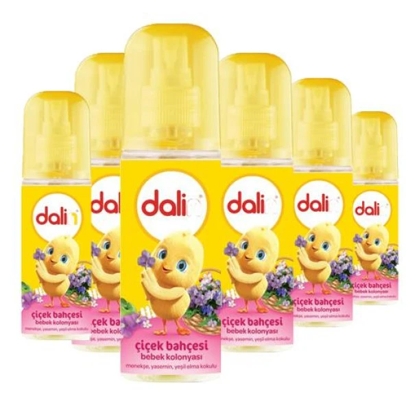 Dalin Bebek Kolonyası Sprey Çiçek Bahçesi 100 ml 6 Adet