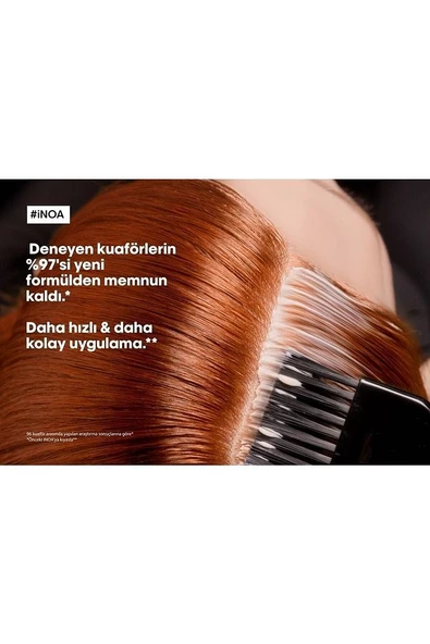 Yeni Amonyaksız Vegan Saç Boyası 4.3 Orta Kahve Dore 60gr - Resim 4