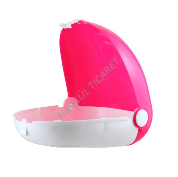 Hsgl Bisiklet Arka Kutu Plastik Pembe Beyaz Cmr UB KTU-125 - 2