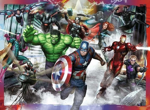 Ravensburger 100 Parça Yapboz Avengers 107711 - 2