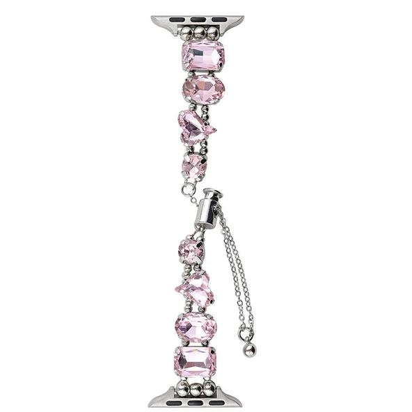 Watch 44mm KRD-115 Renkli Taş Tasarımlı Kordon - Resim 12