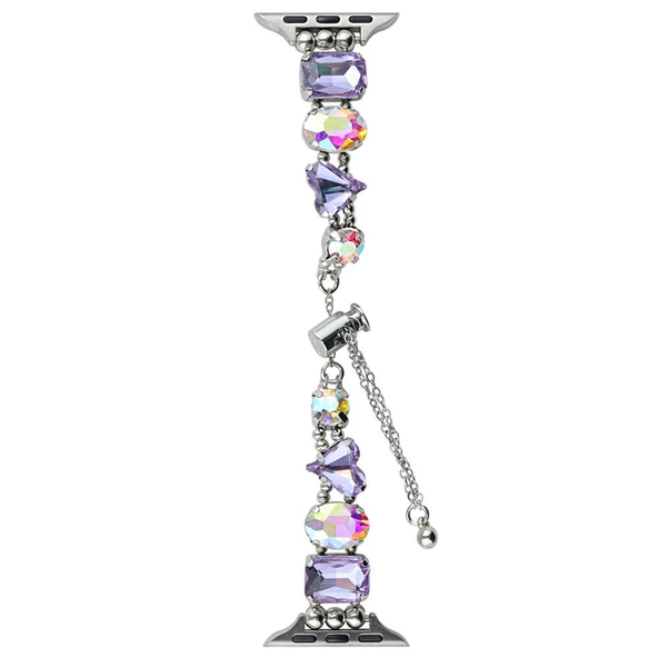 Watch 42mm KRD-115 Renkli Taş Tasarımlı Kordon - 11