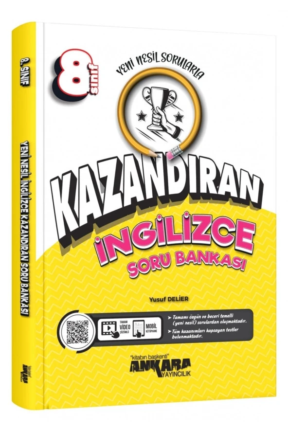8. Sınıf İngilizce Kazandıran Soru Bankası Ankara Yayıncılık ürün görseli 1