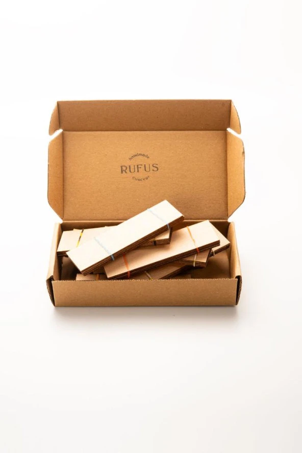 Ahşap Mum Fitili - 100 Adet ( 30mm x 100mm x 0,5mm ) - 3