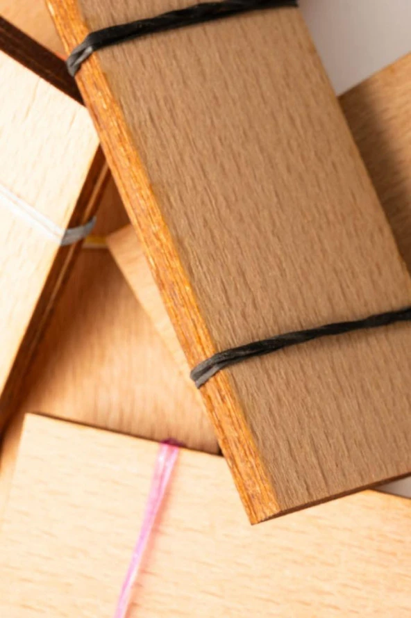 Ahşap Mum Fitili - 100 Adet ( 30mm x 100mm x 0,5mm ) - 4