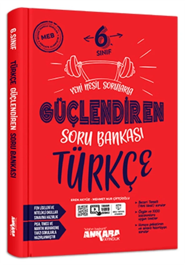 Ankara Yayıncılık 6. Sınıf Türkçe Güçlendiren Soru Bankası Soru
