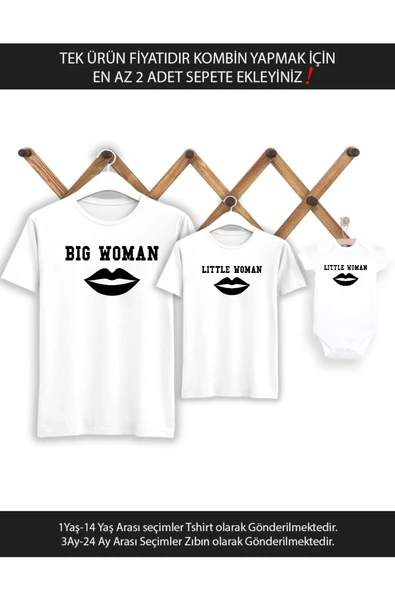 Big Little Woman Anne Kız(TEK FİYATIDIR KOMBİN YAPMAK İÇİN EN AZ 2 ADET SEPETE EKLEYİNİZ)
