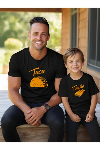 Taco Taquito Baba Oğul Kız (TEK ÜRÜN FİYATIDIR KOMBİN YAPMAK İÇİN EN AZ 2 ADET SEPETE EKLEYİNİZ)
