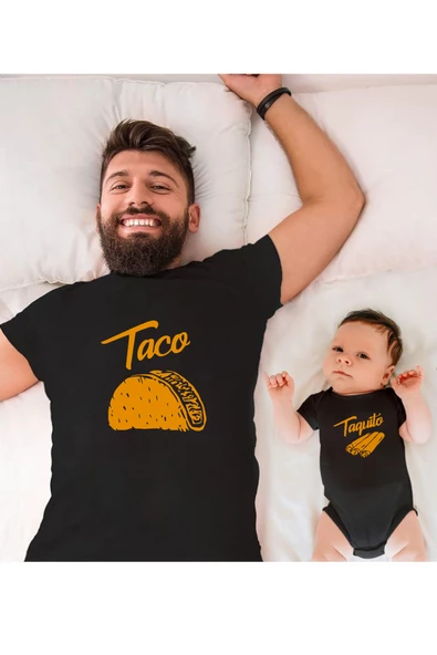 Taco Taquito Baba Oğul Kız (TEK ÜRÜN FİYATIDIR KOMBİN YAPMAK İÇİN EN AZ 2 ADET SEPETE EKLEYİNİZ)