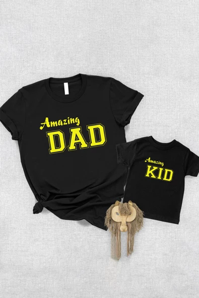 Amazing Dad Amazing Kid Baba Oğul Kız TEK ÜRÜN FİYATIDIR KOMBİN YAPMAK İÇİN EN AZ 2 ADET SEPETE EKLE