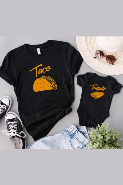 Taco Taquito Baba Oğul Kız (TEK ÜRÜN FİYATIDIR KOMBİN YAPMAK İÇİN EN AZ 2 ADET SEPETE EKLEYİNİZ)