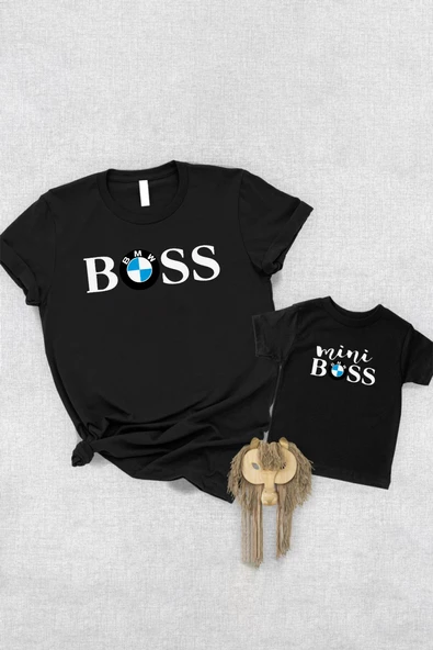 Bmw Boss Mini Boss Baba Oğul Kız TEK ÜRÜN FİYATIDIR KOMBİN YAPMAK İÇİN EN AZ 2 ADET SEPETE EKLEYİNİZ