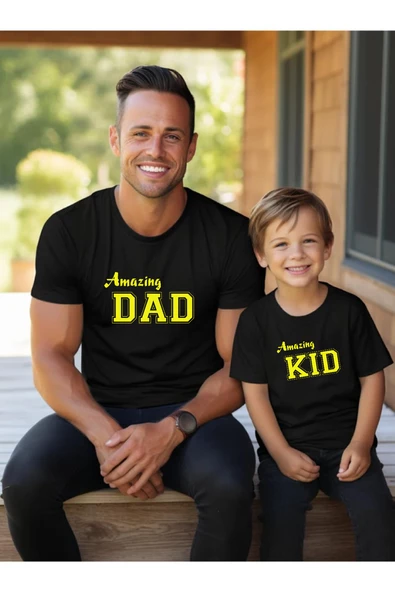 Amazing Dad Amazing Kid Baba Oğul Kız TEK ÜRÜN FİYATIDIR KOMBİN YAPMAK İÇİN EN AZ 2 ADET SEPETE EKLE