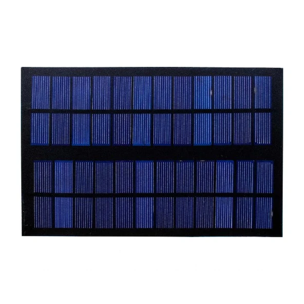 Güneş Paneli 20cmx13cm 12 Volt 500 mAh + ve - Uç Kablolu Solar 6 Watt - 2