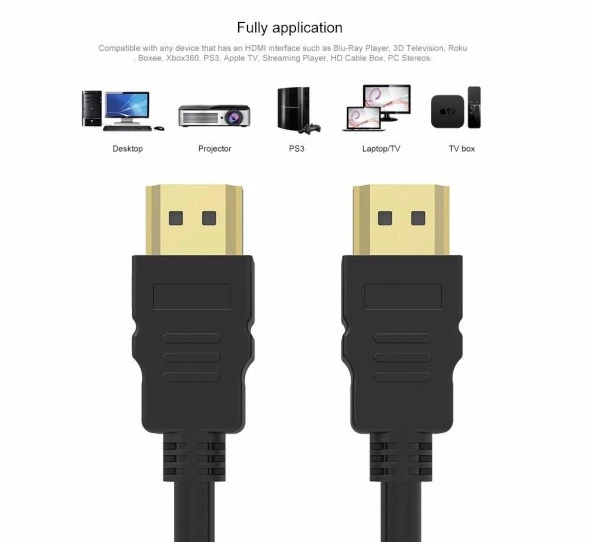 HDMI Kablosu 1.5 Metre Laptop Notebook Tv Ses Görüntü Bağlantı Aparatı Erkek - Erkek 4294 - 4