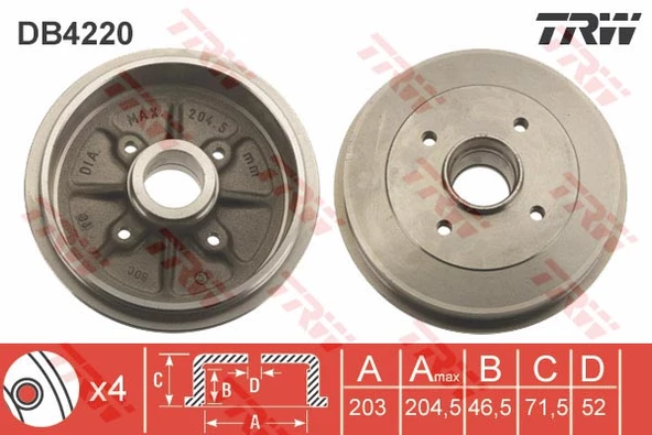 ARKA FREN KAMPANASI P106-P206 ABS LI