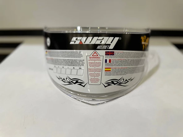 Kask Camı Sway 917 Şeffaf - 2