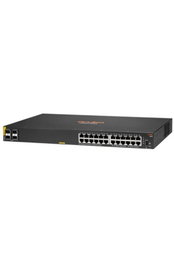 HPE Aruba R8N87A 6000-24G 24 PORT GIGABIT+4X1GB SFP YÖNETİLEBİLİR 370W POE RACKMOUNT SWITCH