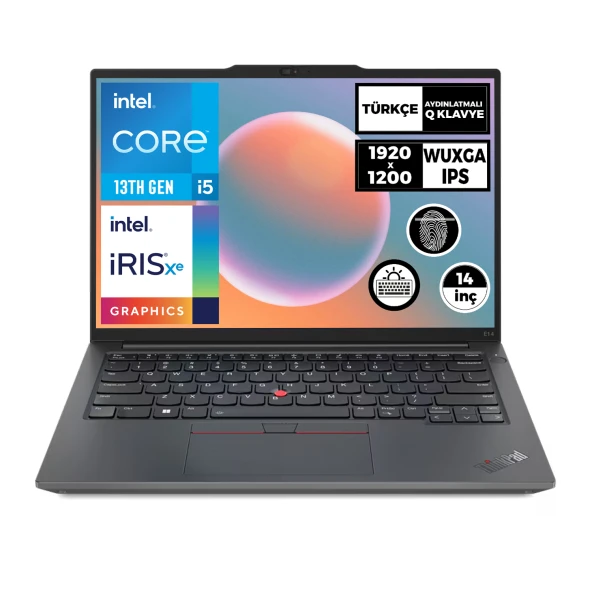 Lenovo ThinkPad E14 G5 Intel Core i5-1335U 40GB 2TB SSD 14" WUXGA Freedos  21JK0005TX 008