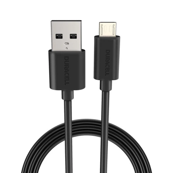 Duracell 2m USB-A to Micro USB Şarj Kablosu - Siyah - 2