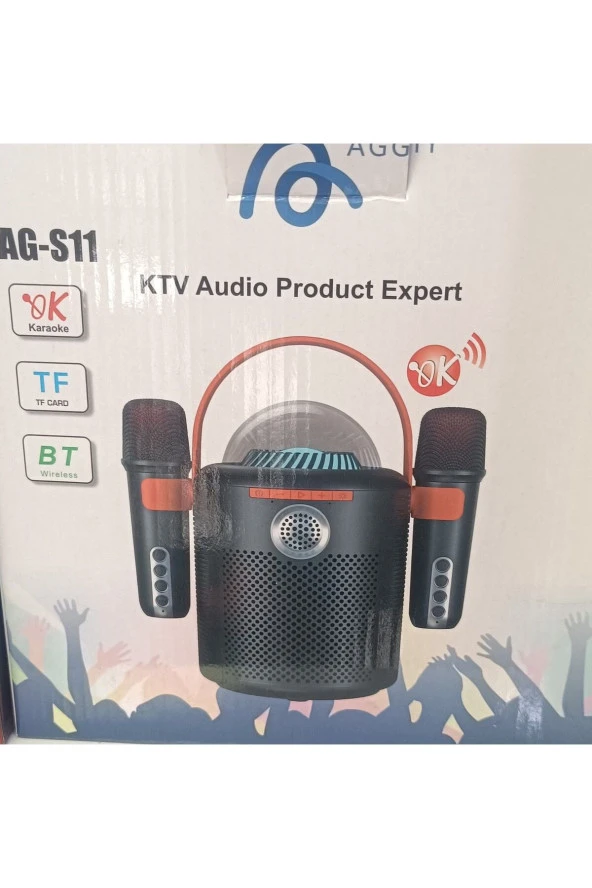 ktv ag-s11 bluetooth mikofon karaoke hoparlör