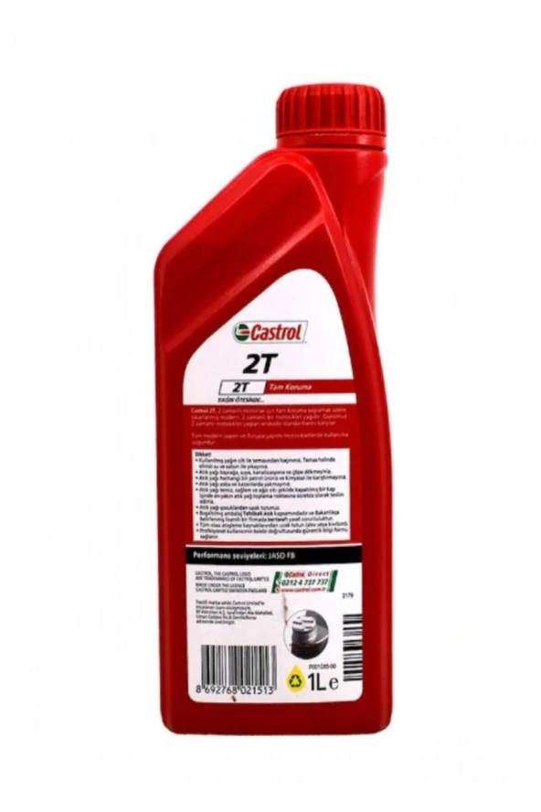 2t 1 Lt 2 Zamanlı Mineral Bazlı Motosiklet Yağı - 2