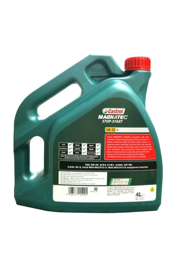 Motor Yağı Castrol Magnatec 5w30 4lt -castrol- - 2