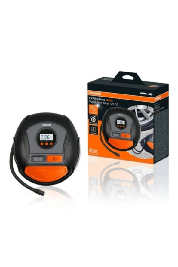 OSRAM  Lastik Şişirme Kompresörü Tyreinflate 450
