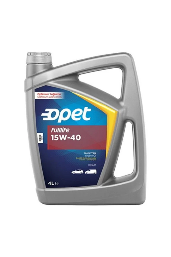 OPET Fulllife 15w-40 4lt ürün görseli