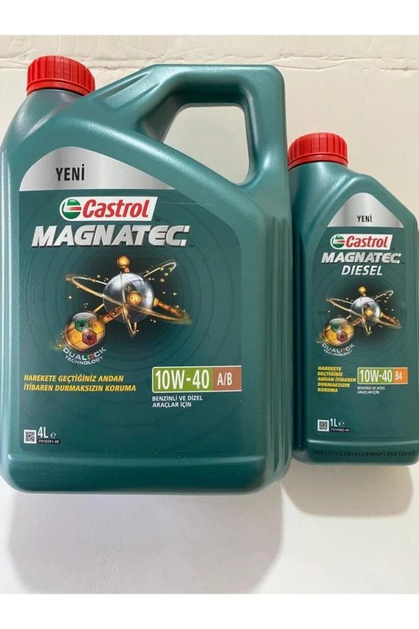 CASTROL Magnatec Diesel 10w-40 B4 (4l+1l) 5 Litre - 1