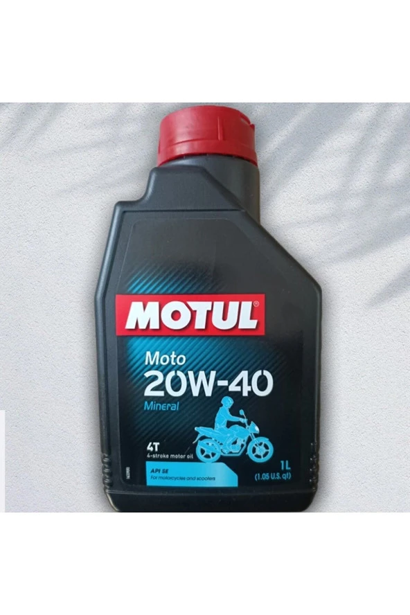Moto 20w40 1 Litre 4 Adet Mineral Motosiklet Yağı Ürt 2021 - Resim 2