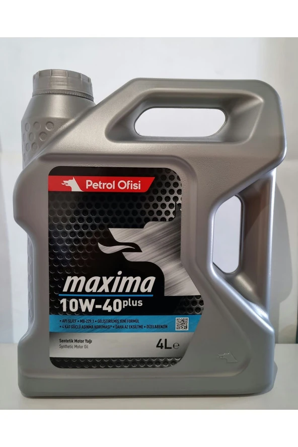 PETROL OFİSİ Maxima Plus 10w40 4 Lt Motor Yağı ürün görseli