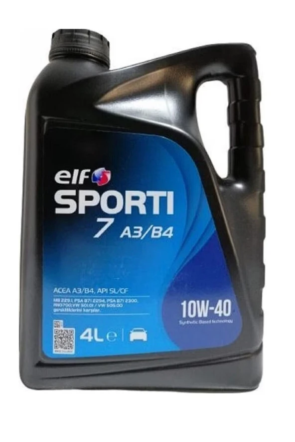 ELF 10w40 Txi 4 Litre Sporti Elf Yag Tam Sentetik